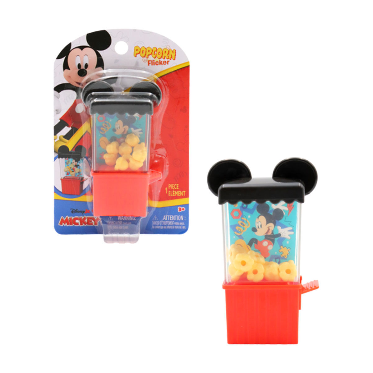 Licensed Disney Popcorn Flicker Fidget Toy, 3 Assorted Characters