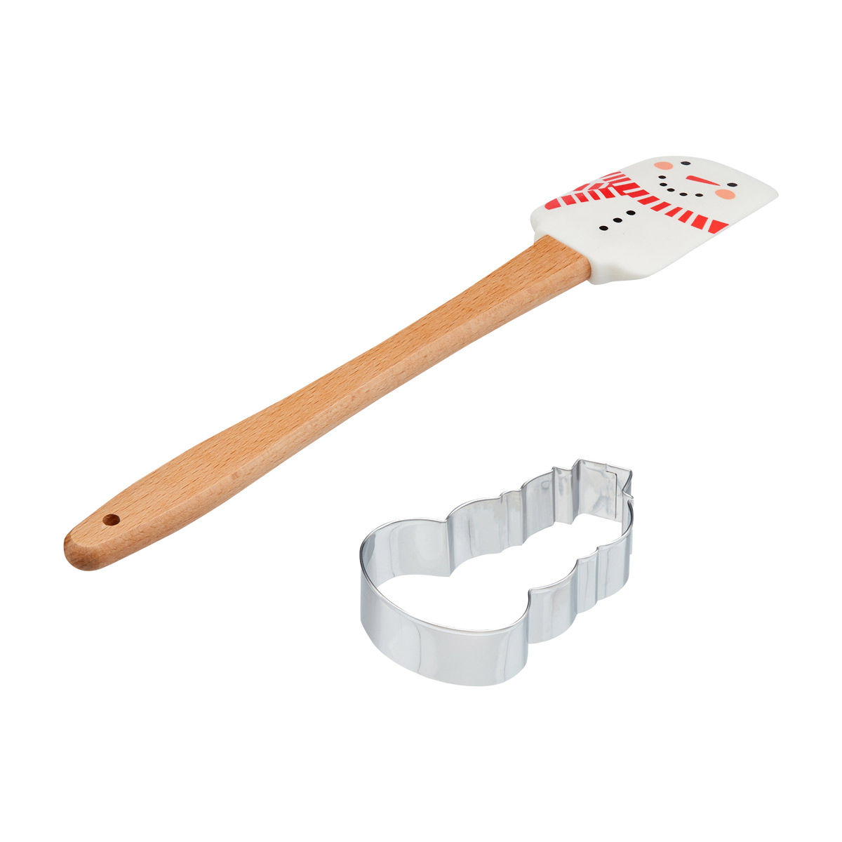 Hallmark-Christmas-Snowman-Face-Silicone-Spatula-&-Cookie-Cutter-Set