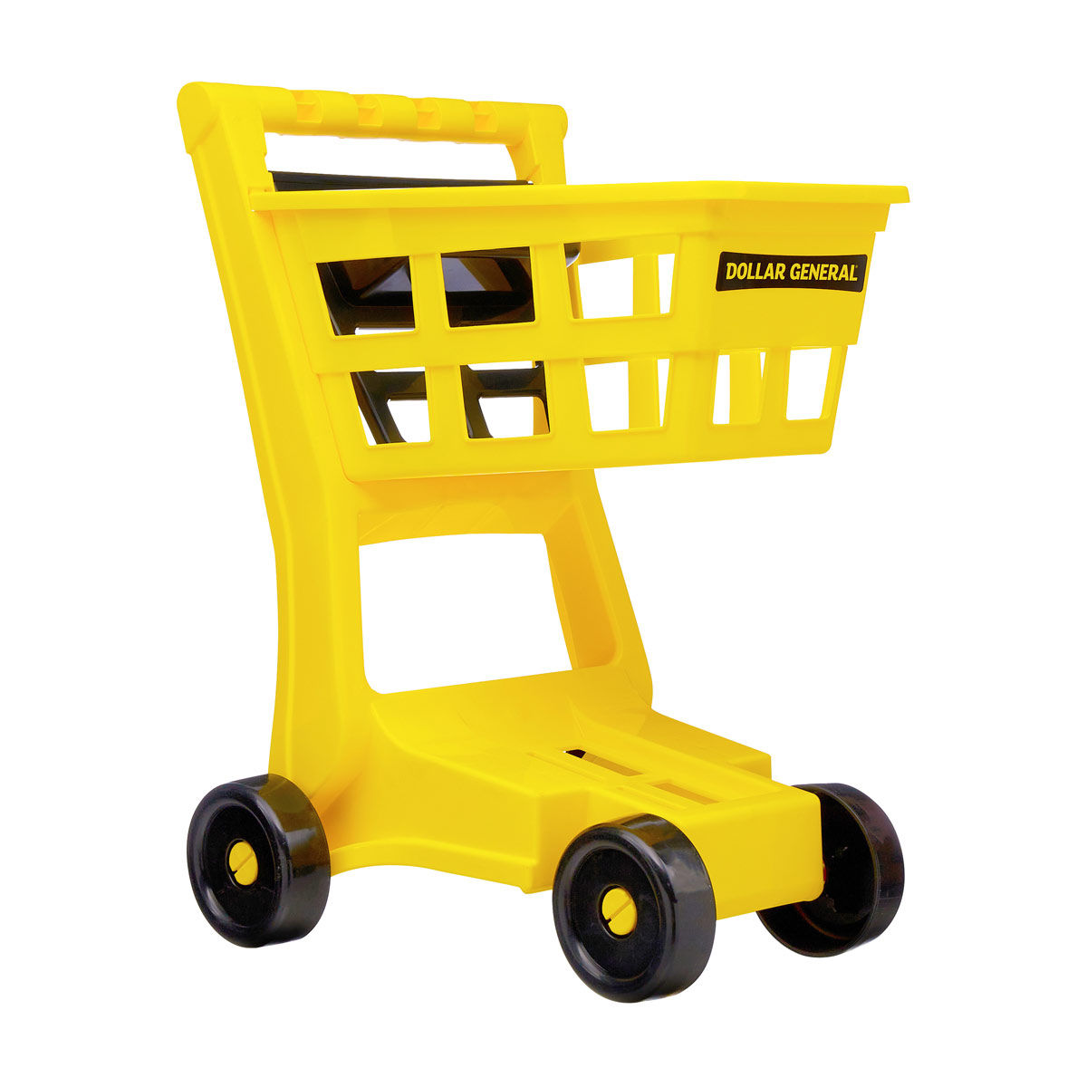 Dollar General Yellow Toy Shopping Cart