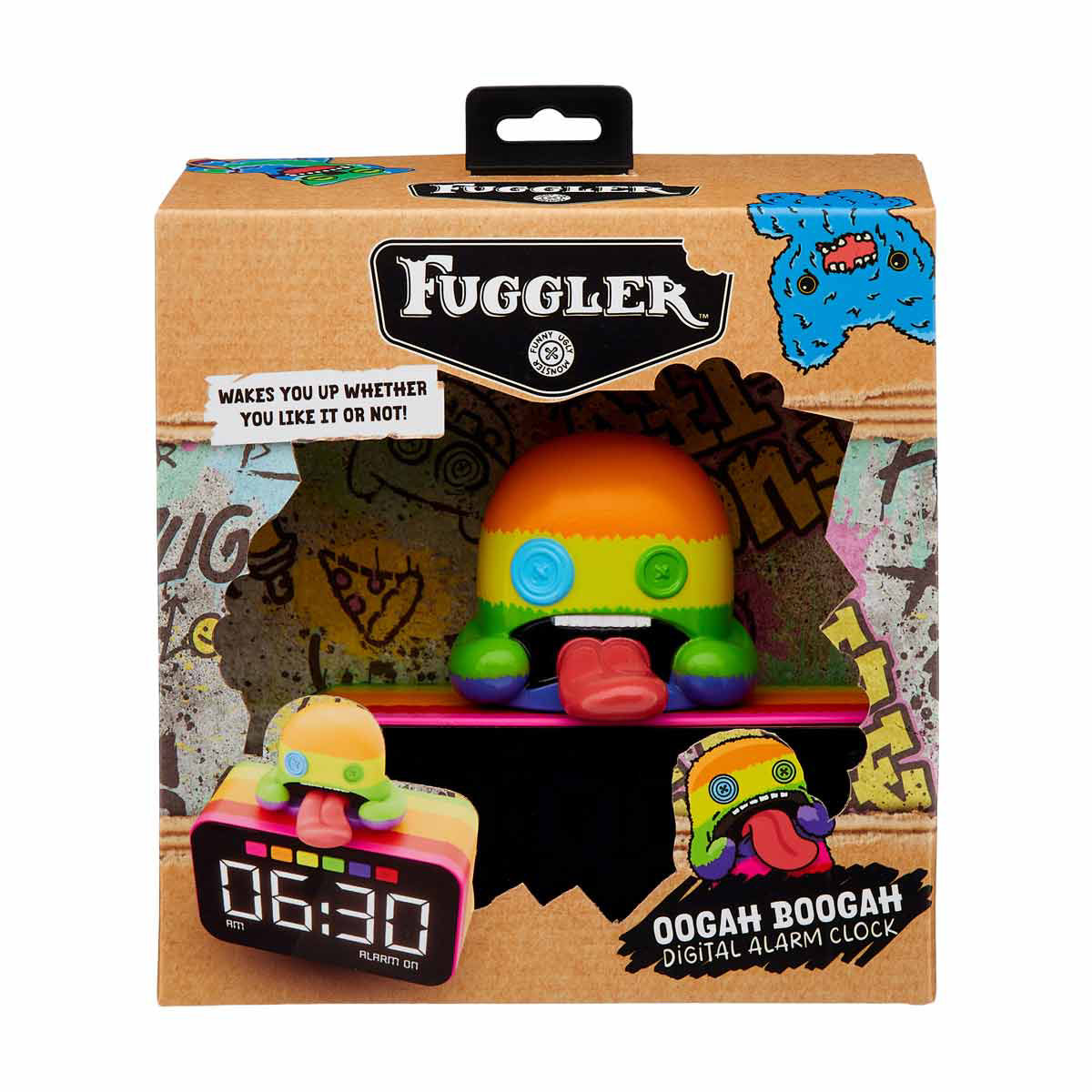 FUGGLER Oogah Boogah Multi-Color Digital Alarm Clock
