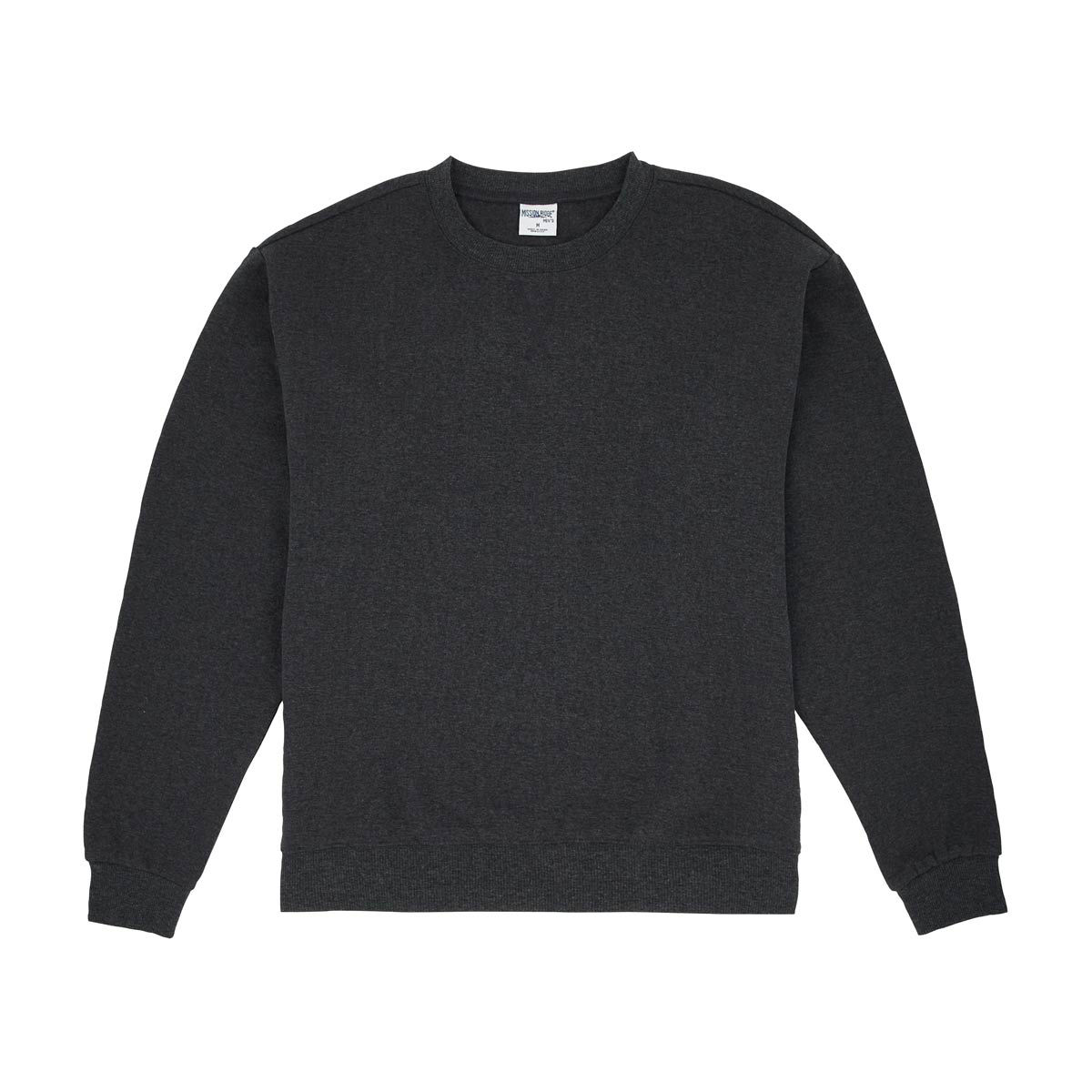 Mission Ridge Men's Charcoal Gray Crewneck Sweatshirt, Medium
