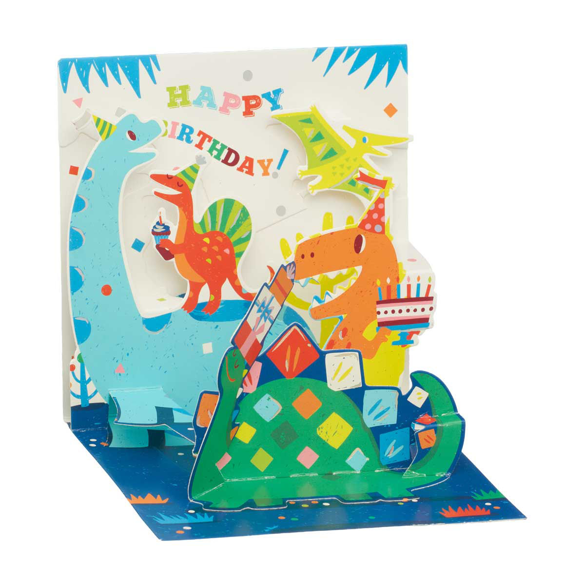 Dinosaur Pop-Up Birthday Card