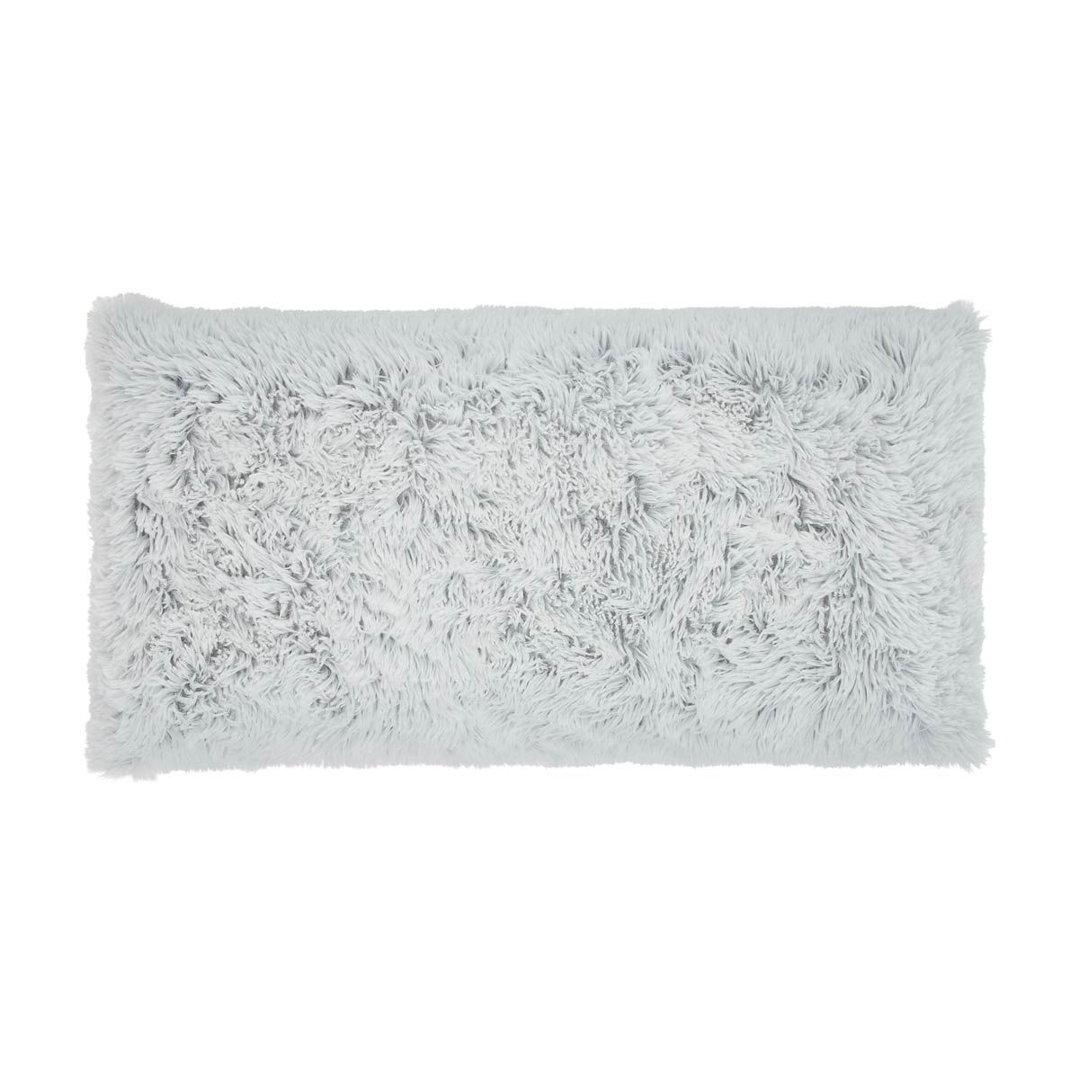 Faux Fur Gray Kids Body Pillow