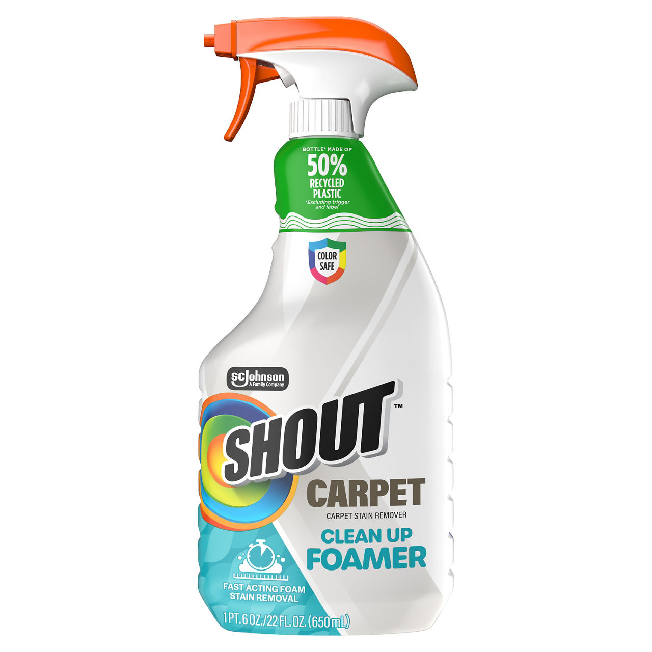 Shout Carpet Clean-Up Foamer 22 Ounces