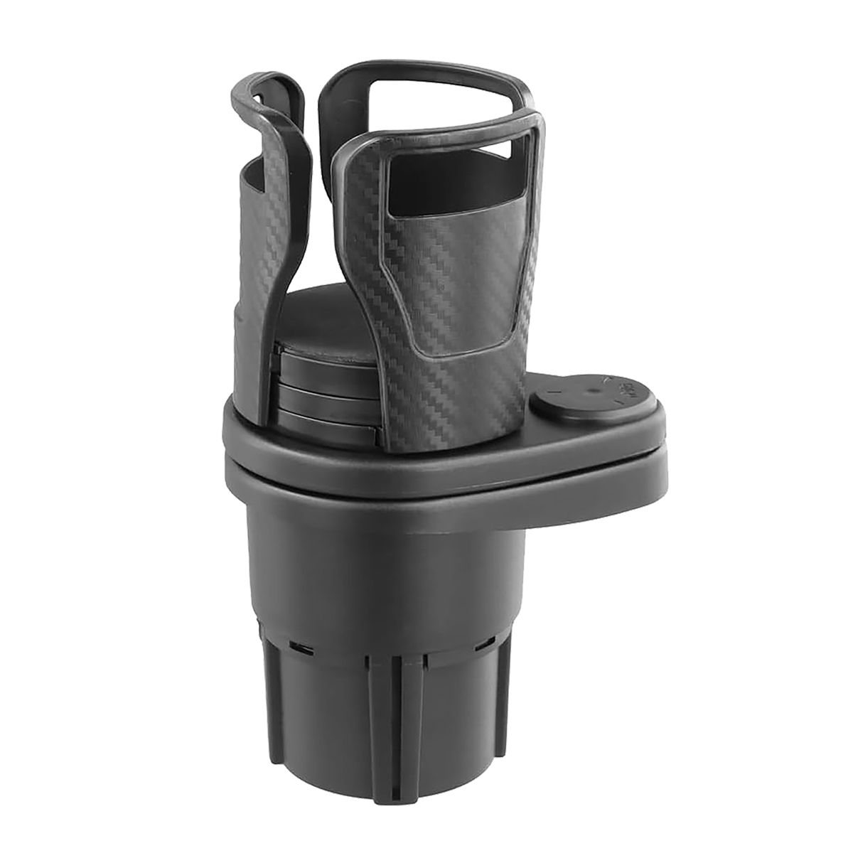 Grand Motors Black Plastic Car Cup Holder Expander