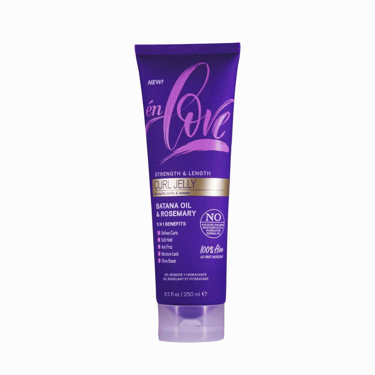 En Love Batana Oil and Biotin Strength and Length Curl Jelly, 8.5 fl oz