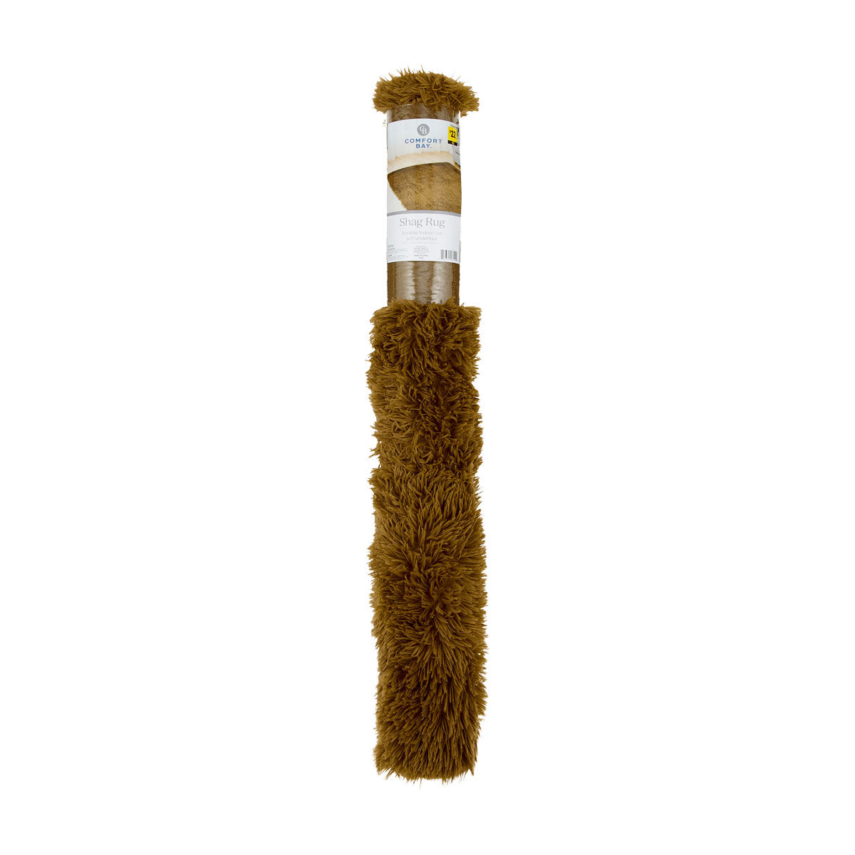 Comfort Bay Brown Shag Rug