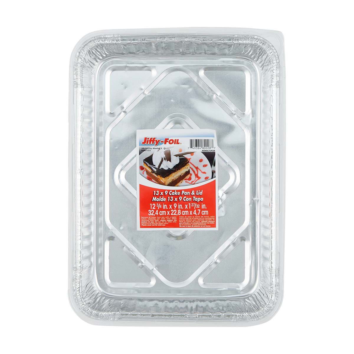 Jiffy-Foil Christmas Cake Pan with Lid
