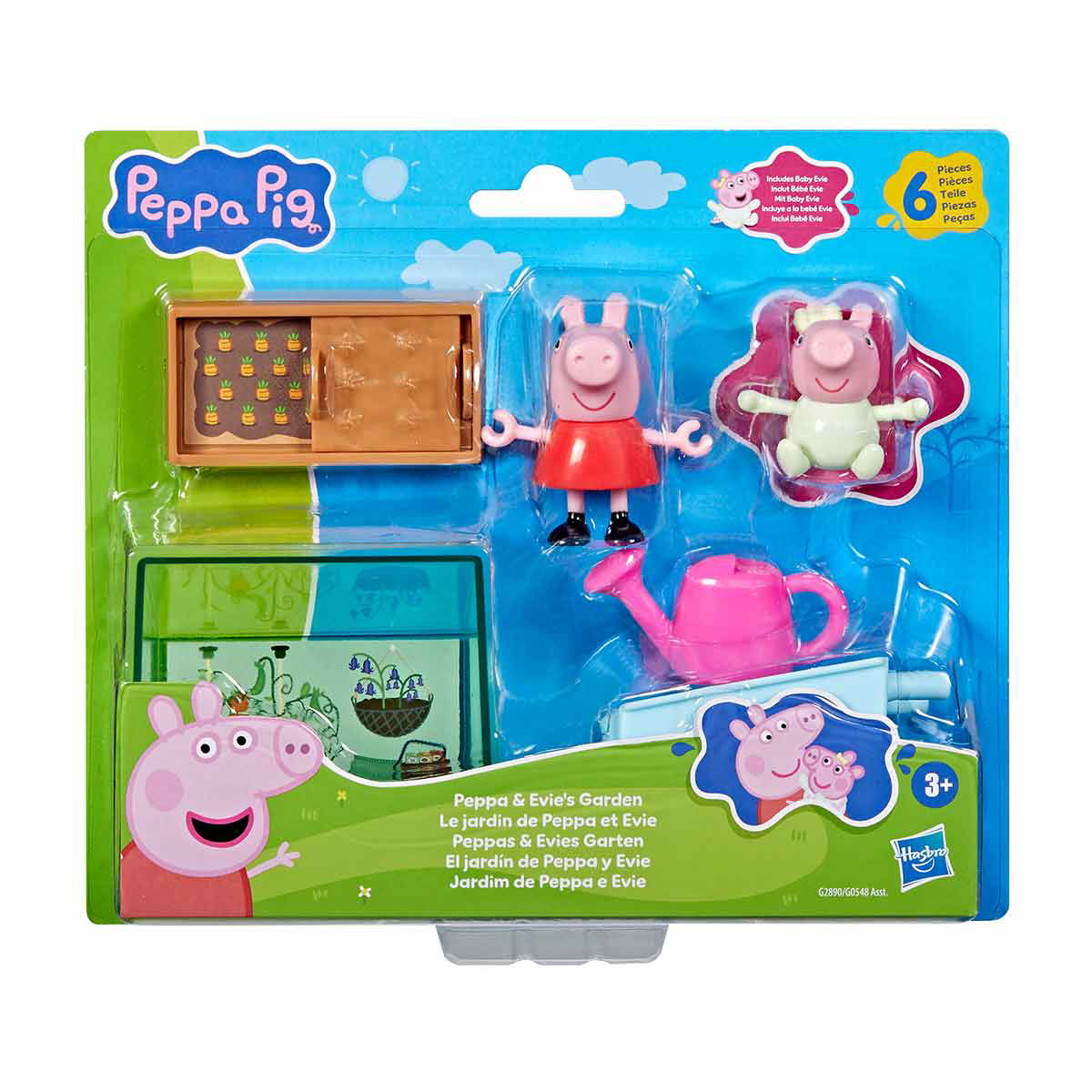 Hasbro Peppa Pig Playset with Figures, 6 pc