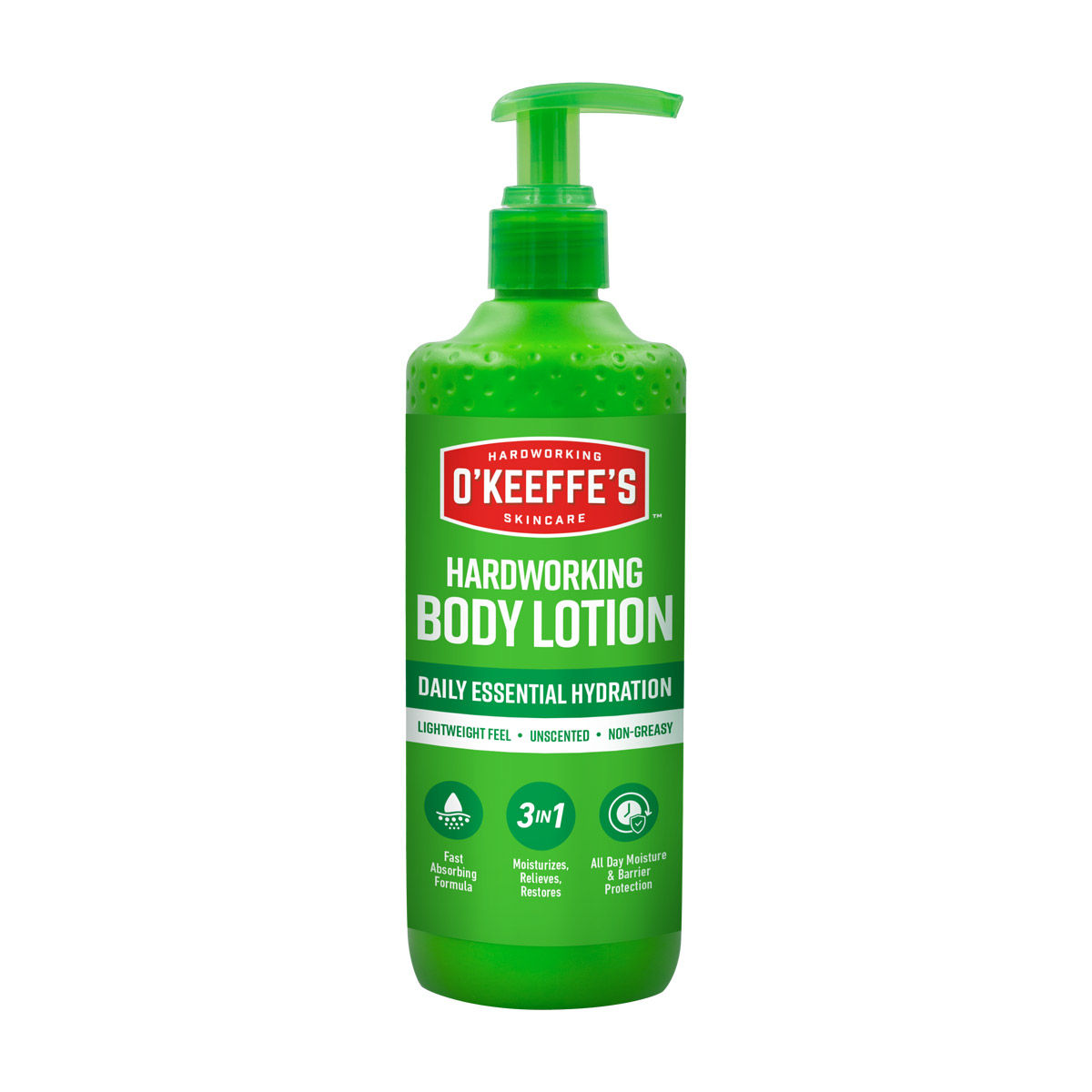 O'Keeffe's Hardworking Unscented Body Lotion, 6 oz