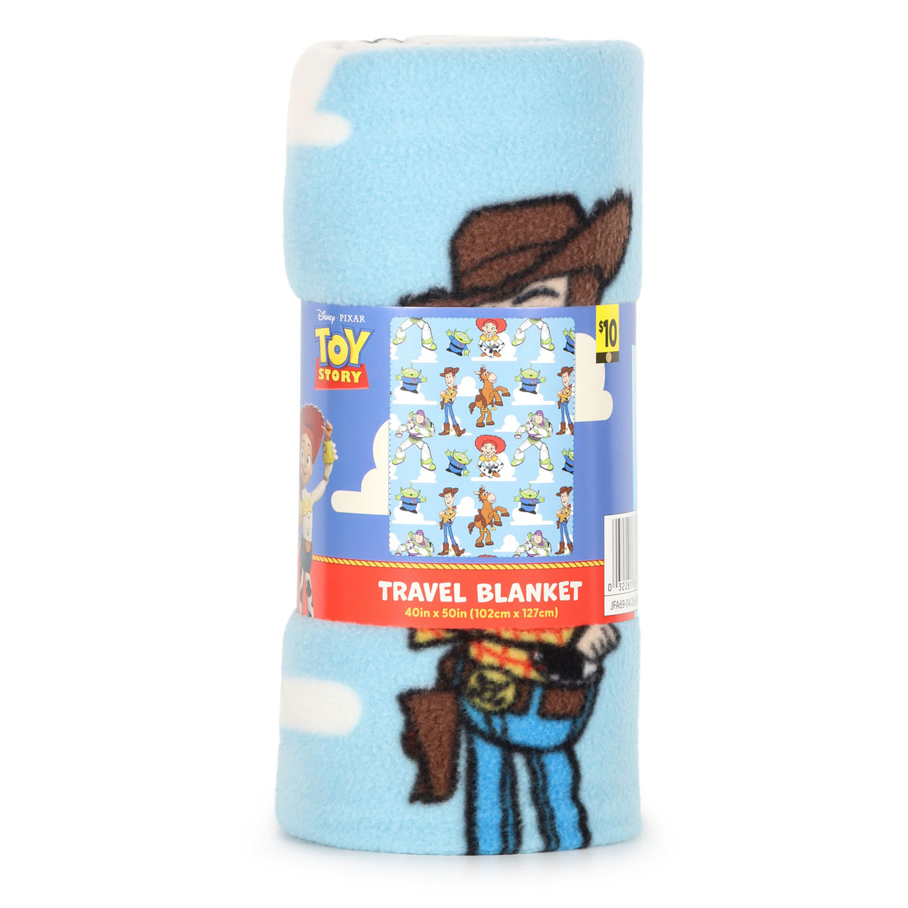 Disney Pixar Toy Story Travel Blanket, Woody, Buzz Lightyear & Friends, 40 x 50 in