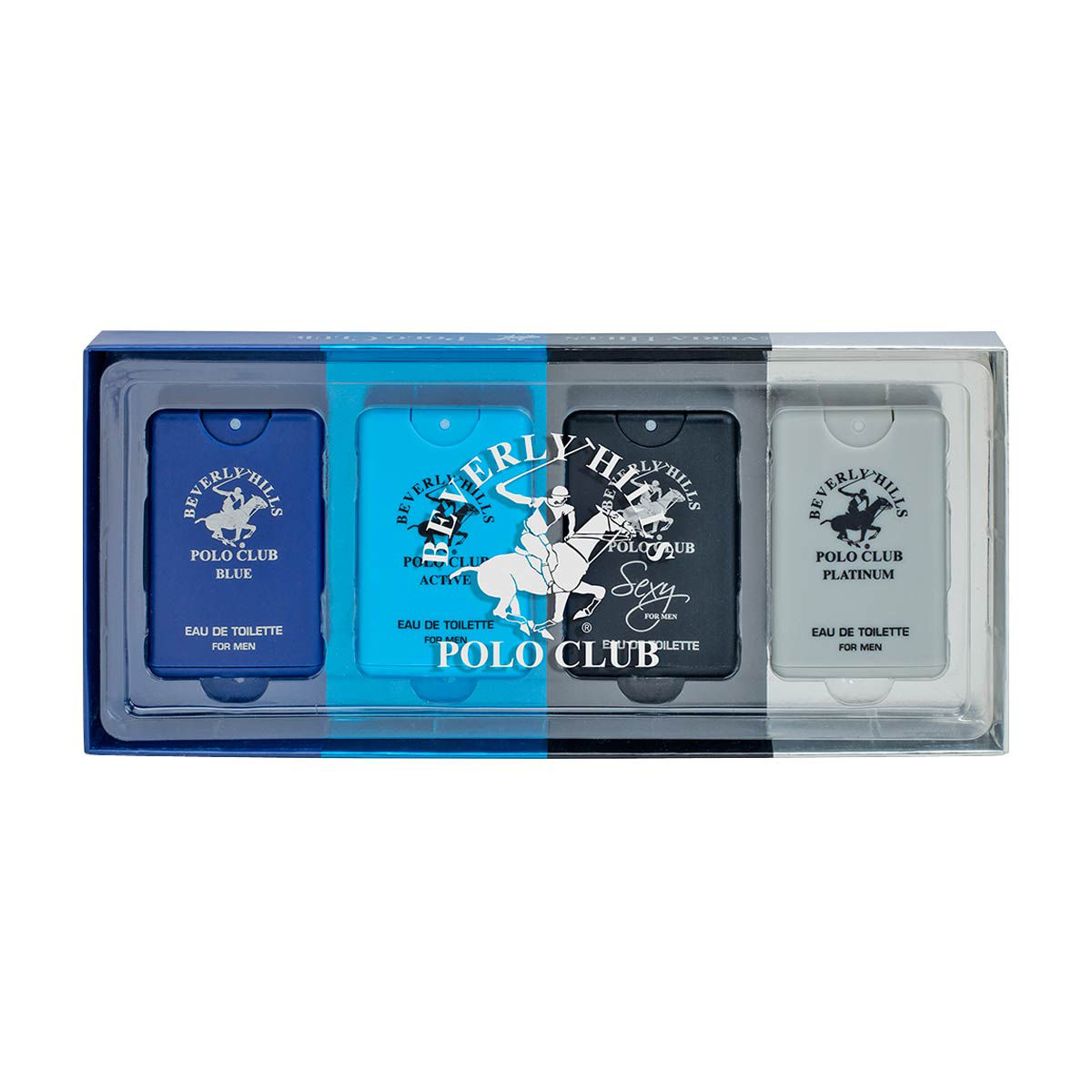 Beverly Hills Polo Club Pocket Eau de Toilette Set, 4 ct