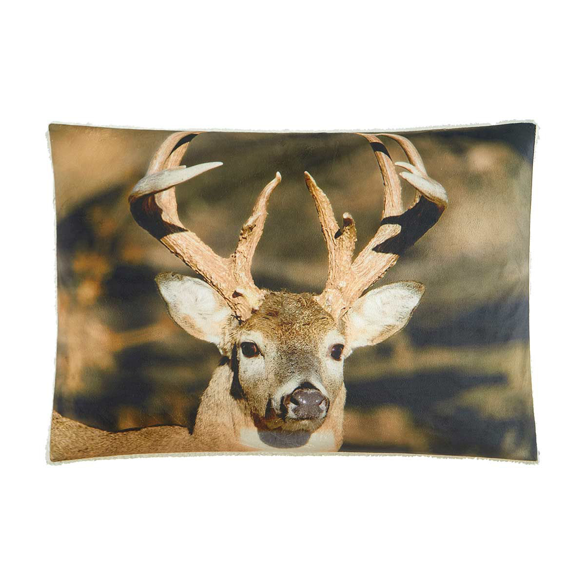 Wildlife Deer Printed Decorative Bed Pillow