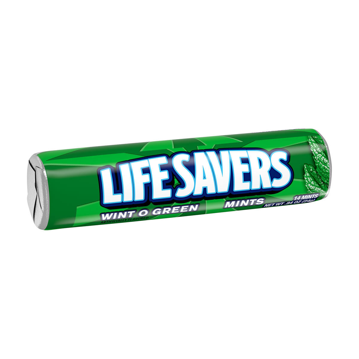 LIFE SAVERS Wint-O-Green Breath Mints Hard Candy, 0.84 oz Roll