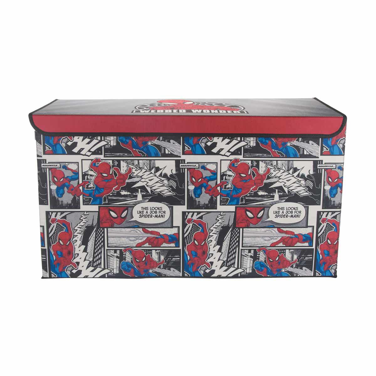 Marvel Spider-Man 'Webbed Wonder' Comic Print Collapsible Toy Storage Bin