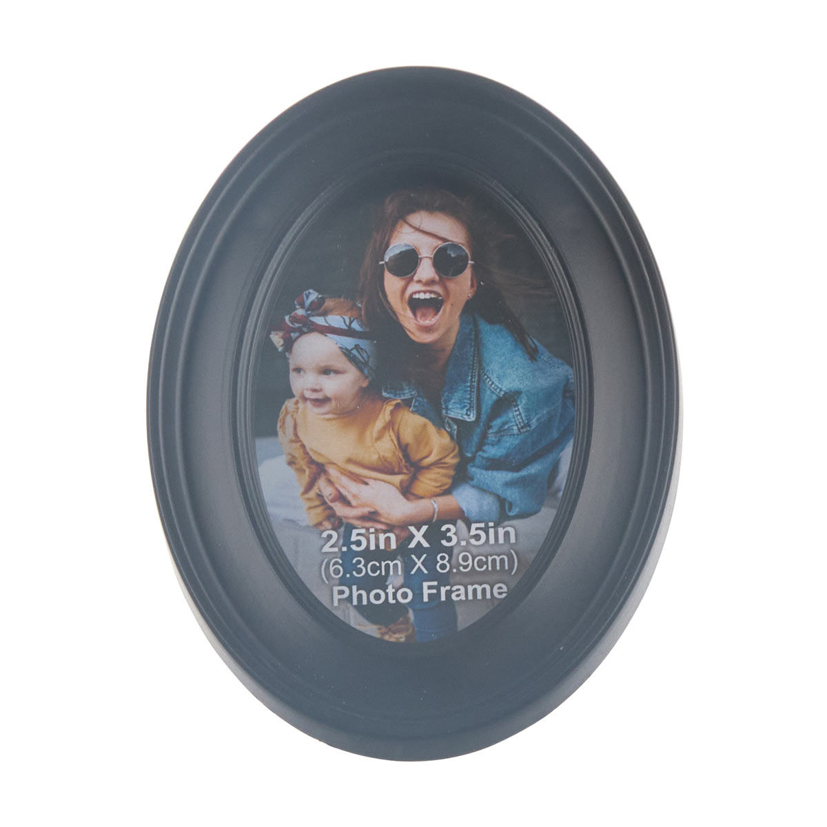 Black Oval Picture Frame