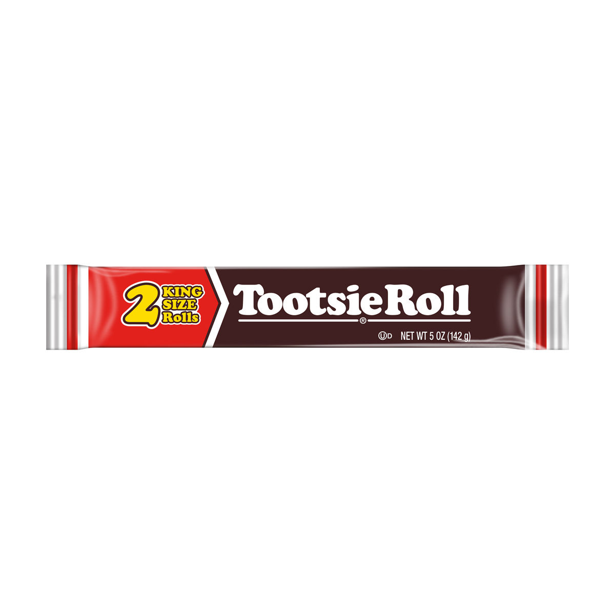 Tootsie Roll King Size Chocolate Rolls, 2 ct, 5 oz