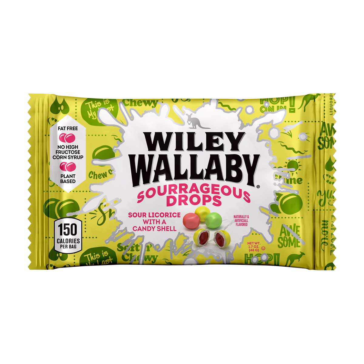 Wiley Wallaby Sourrageous Drops 1.7oz.