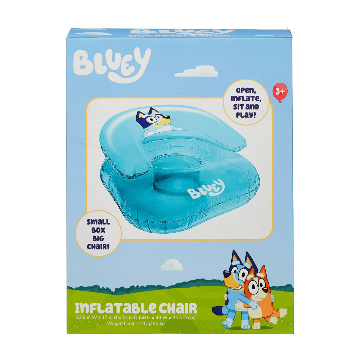 Fall Bluey Inflatable Kids Chair