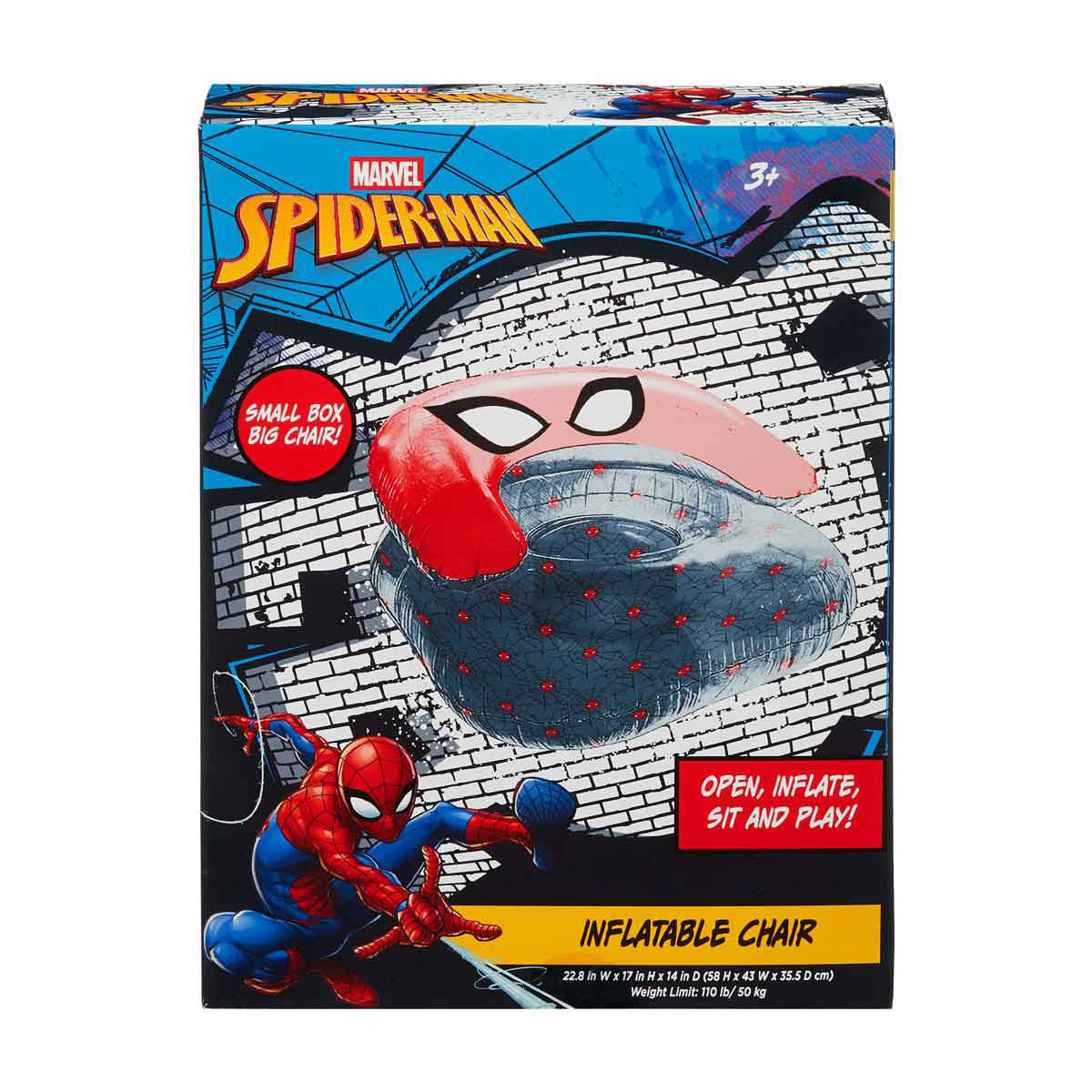 Fall Marvel Spider-Man Inflatable Kids Chair