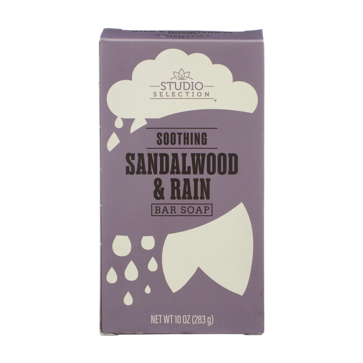 Studio Selection Soothing Sandalwood & Rain Bar Soap, 10 oz