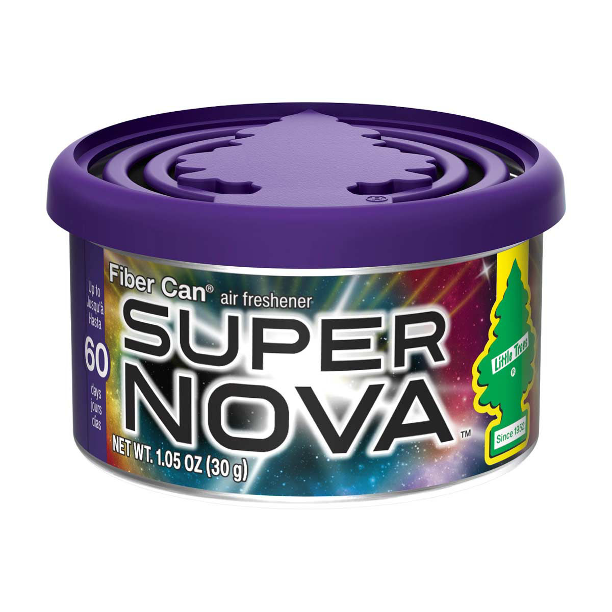 Little Trees Super Nova Scented Fiber Can Air Freshener, 1.05 oz