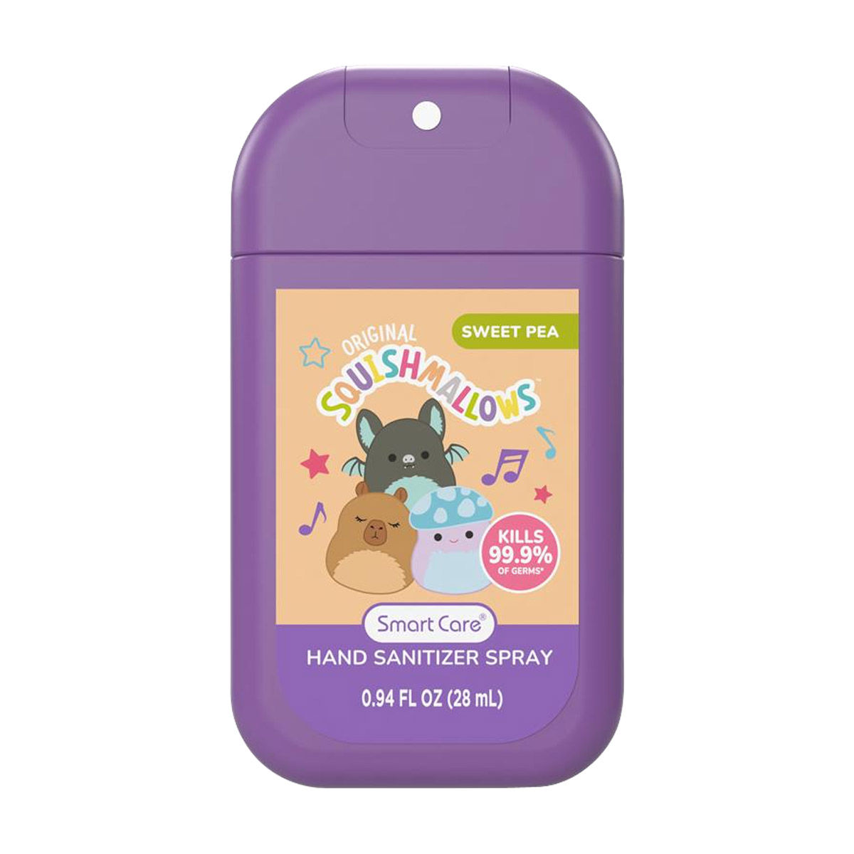Smart-Care-Squishmallows-Purple-Sweet-Pea-Hand-Sanitizer-Spray,-0.94-fl-oz