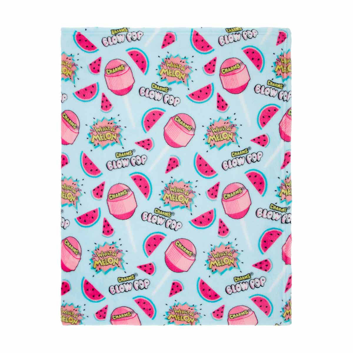 Charms Blow Pop What A Melon Plush Throw Blanket