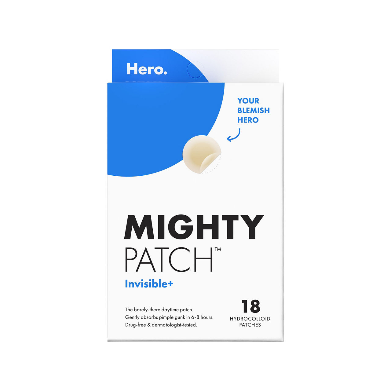 Hero Cosmetics Invisible+, 18 Count