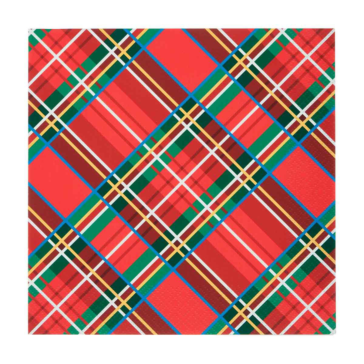 Traditional Plaid Lunch Napkins 16ct