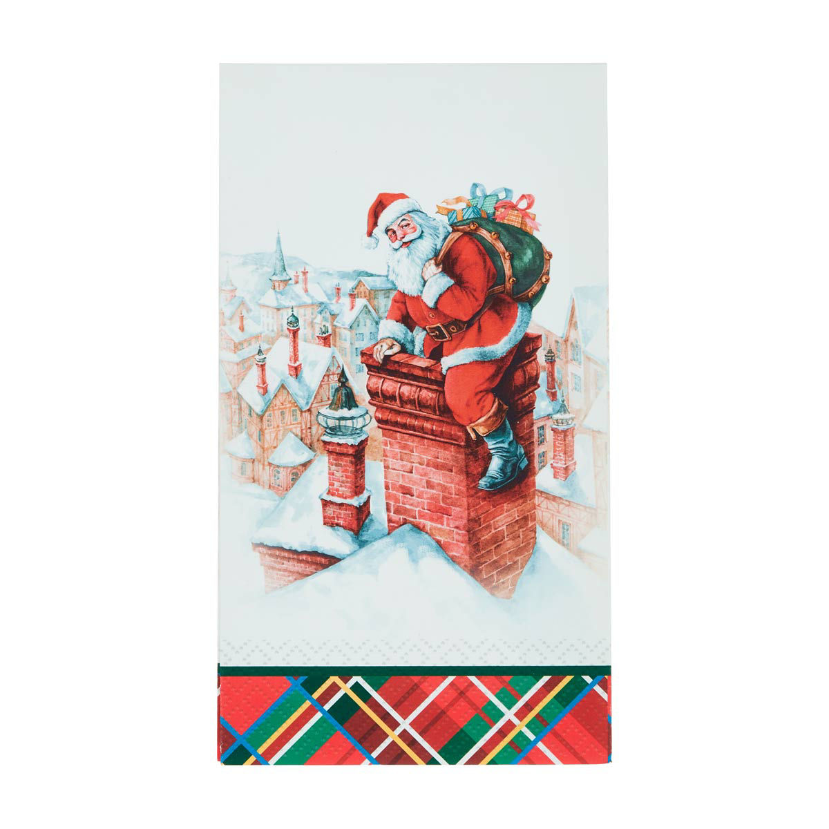 Traditional Santa Guest Napkins 16ct