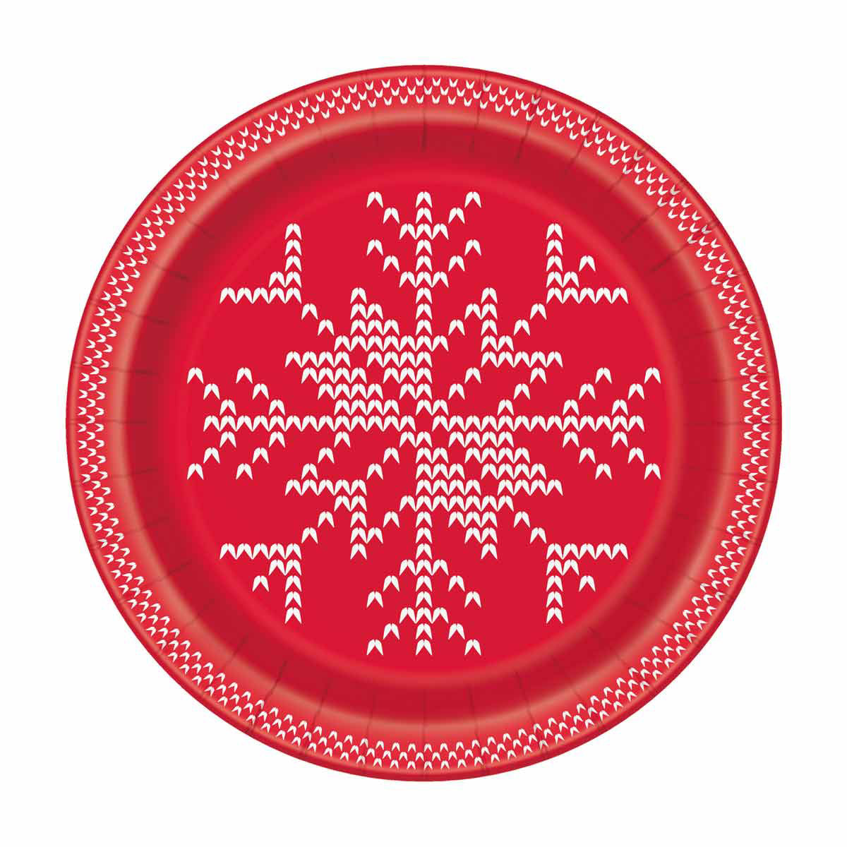 Hello Winter Snowflakes 9" Plates 8ct