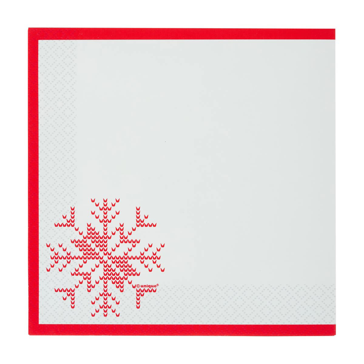 Hello Winter Snowflakes Lunch Napkins 16ct