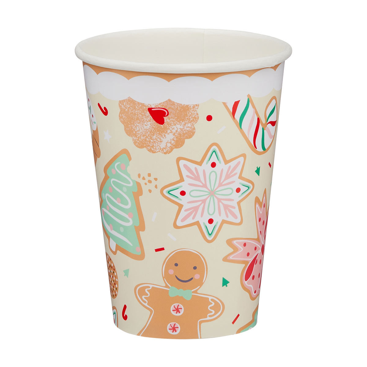 Christmas Gingerbread Cookie Paper Cups, 6 ct