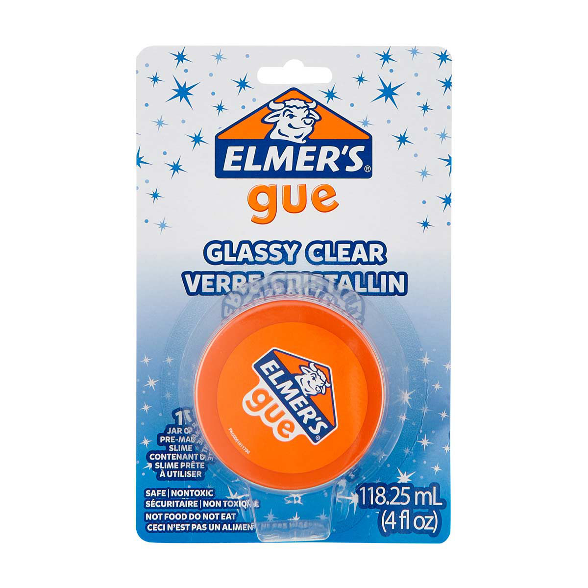Elmer's Gue Glassy Clear Premade Slime, 4 fl oz