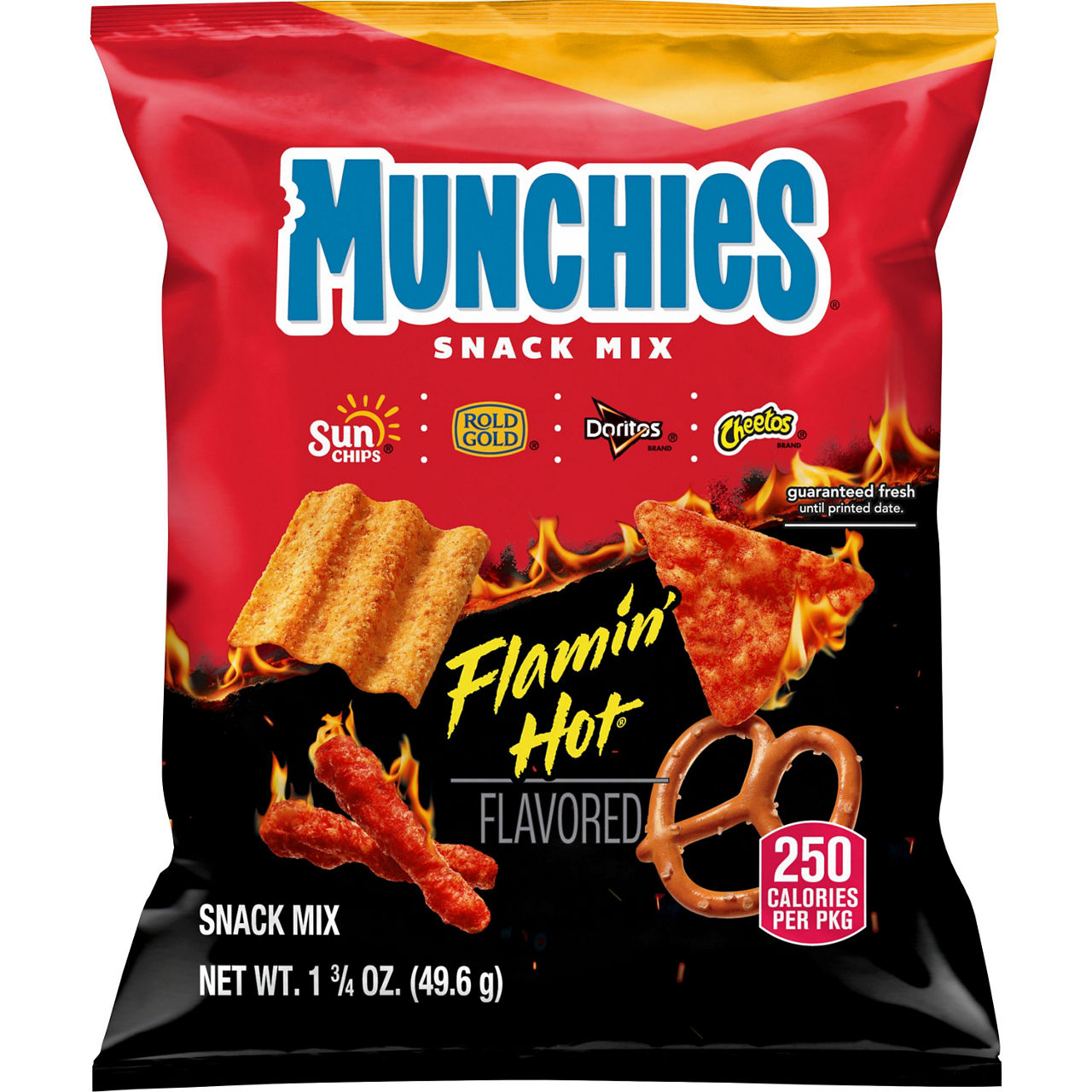 Munchies Snack Mix Flamin Hot Flavored, 1 3/4 Oz