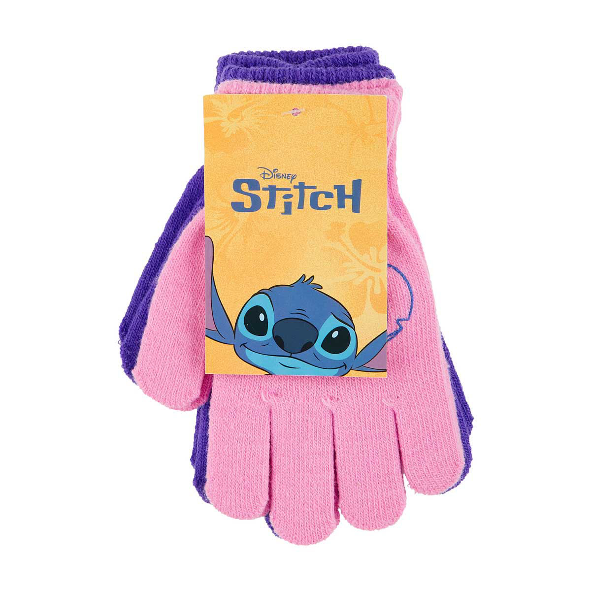 Disney Stitch Pink & Purple Gloves