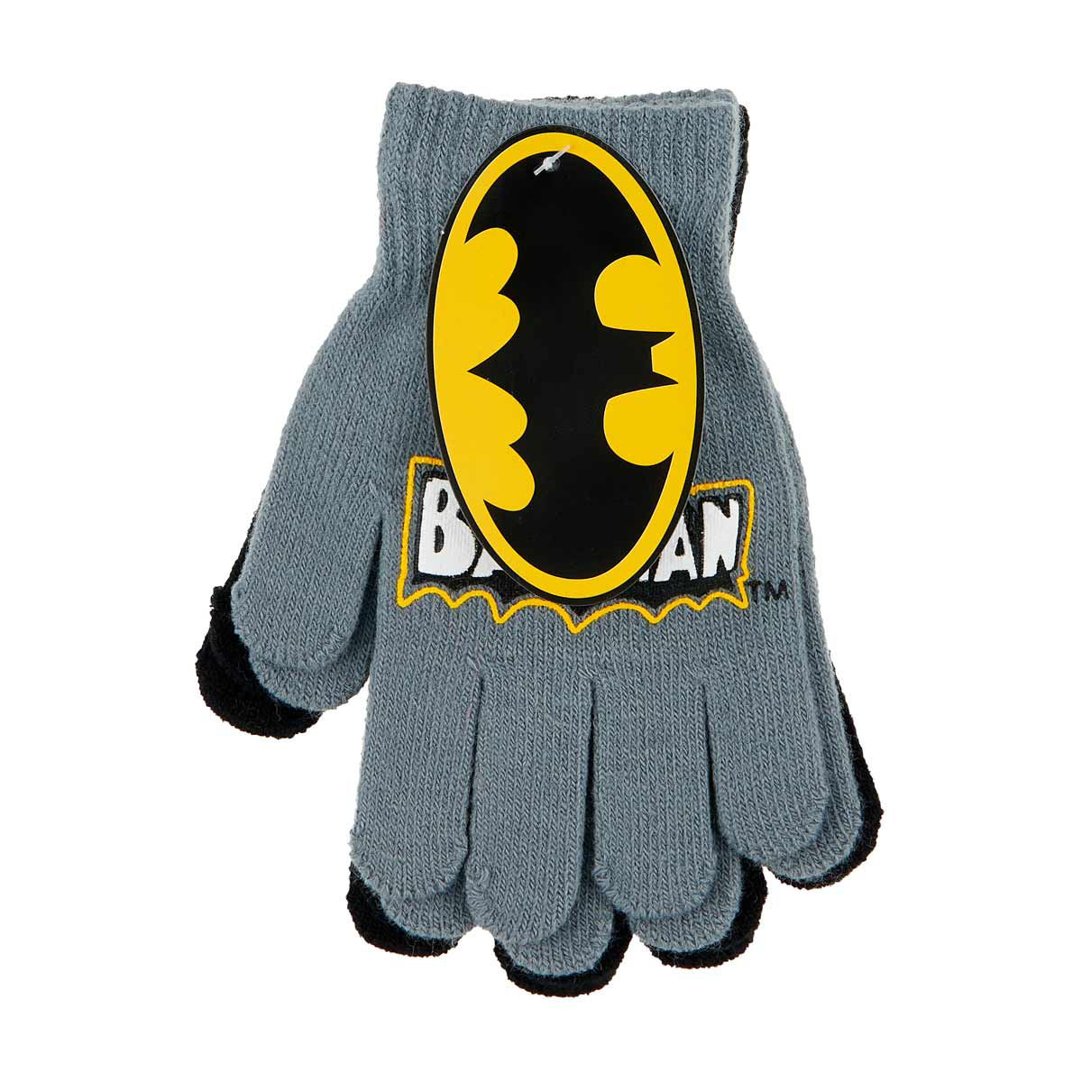 Batman Gray & Black Gloves