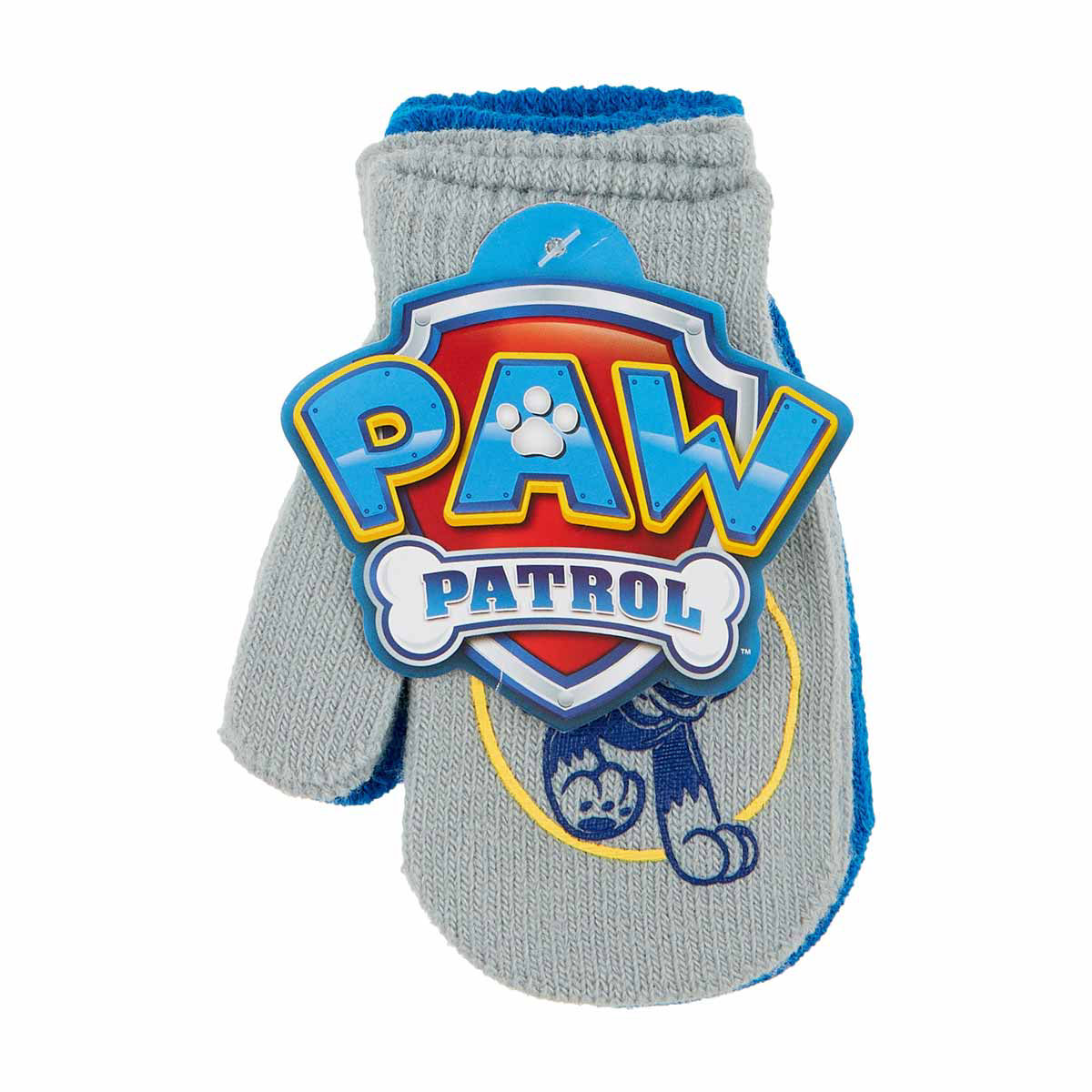 Paw Patrol Gray & Blue Mittens