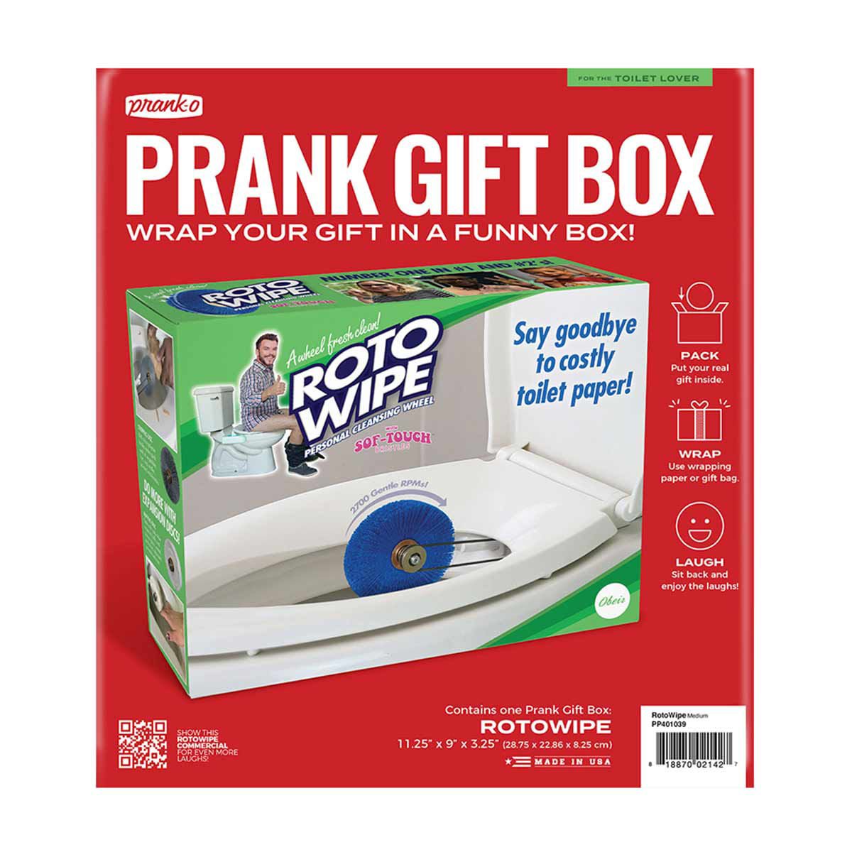 Prank-O Rotowipe Prank Gift Box
