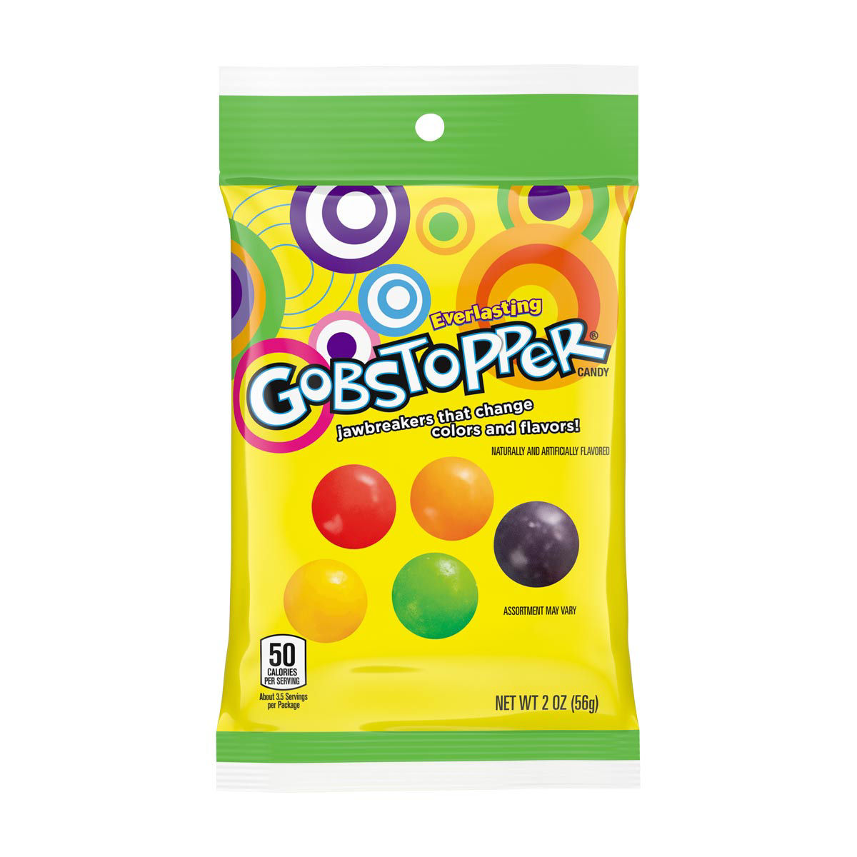 Everlasting Gobstopper Jawbreaker Candy, 2 oz