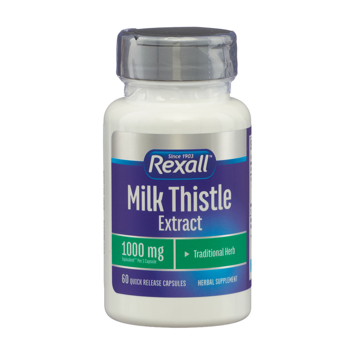 Rexall Milk Thistle Extract 1000 mg Capsules, 60 ct