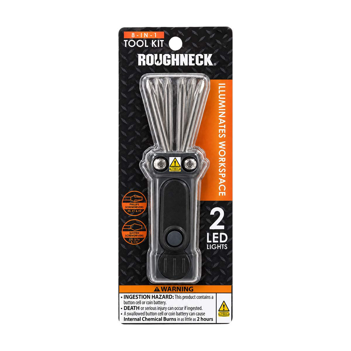 Roughneck 8-in-1 Multi-Tool Carabiner