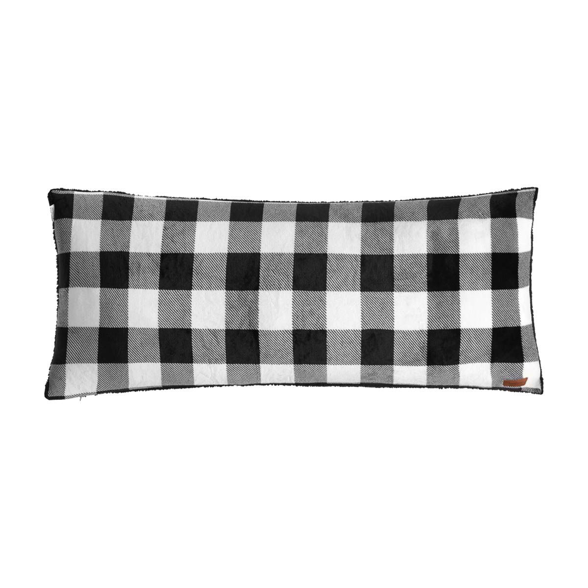 Black and White Body Pillow, 20x48 in