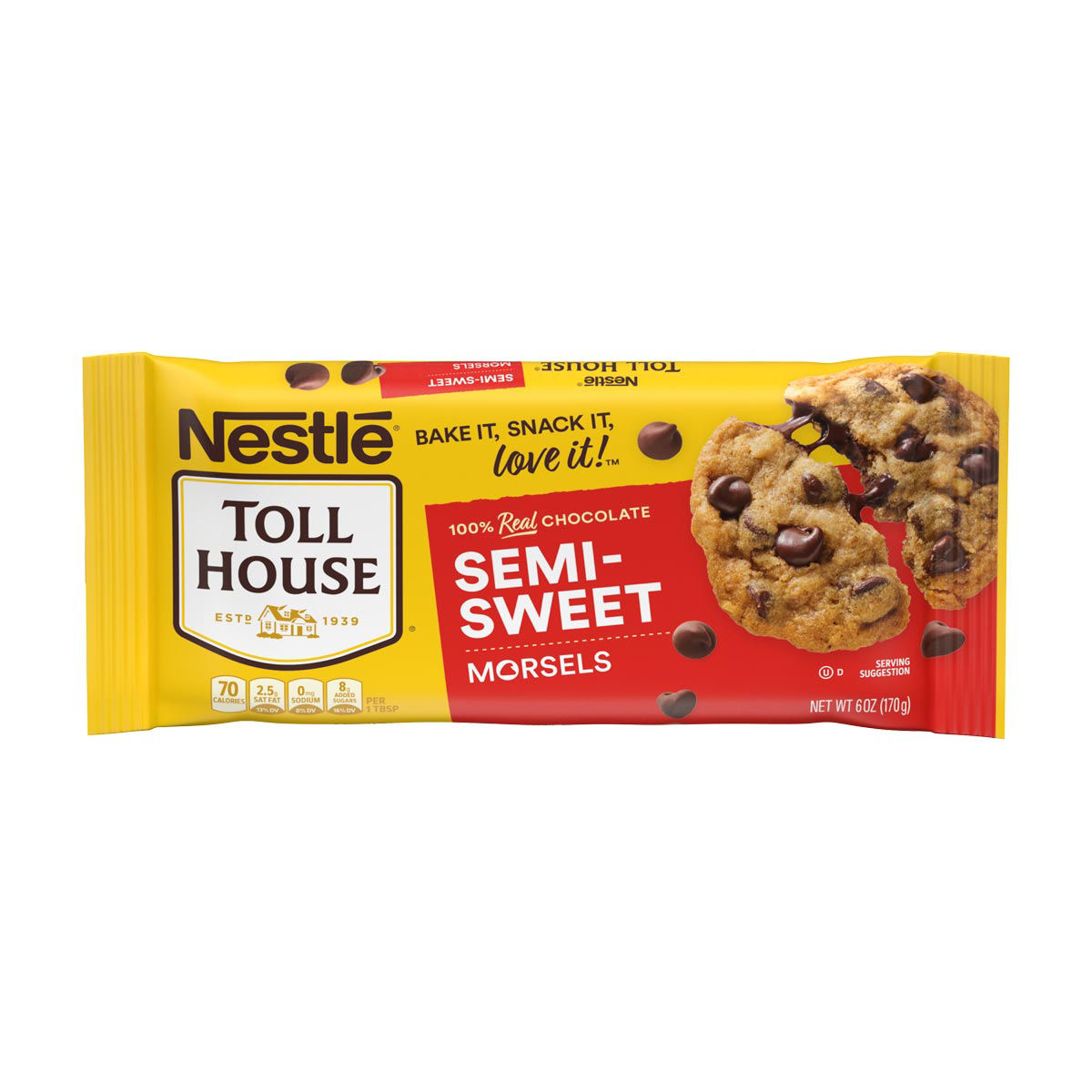 Nestle Toll House Semi-Sweet Chocolate Morsels, 6 oz
