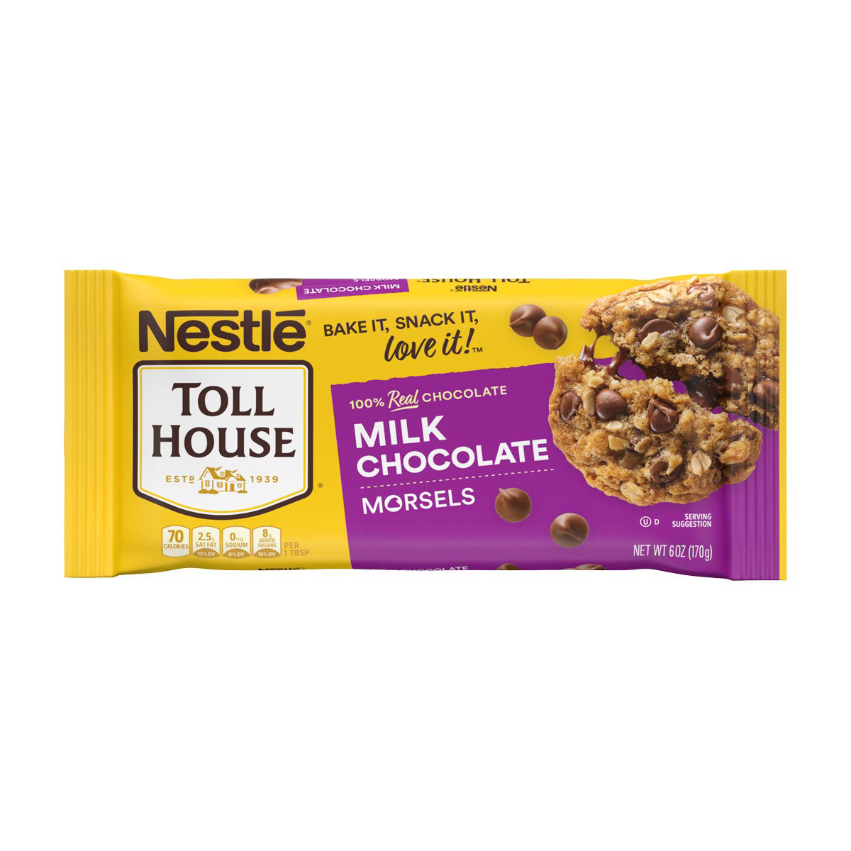 Nestle Toll House Milk Chocolate Morsels, 6 oz