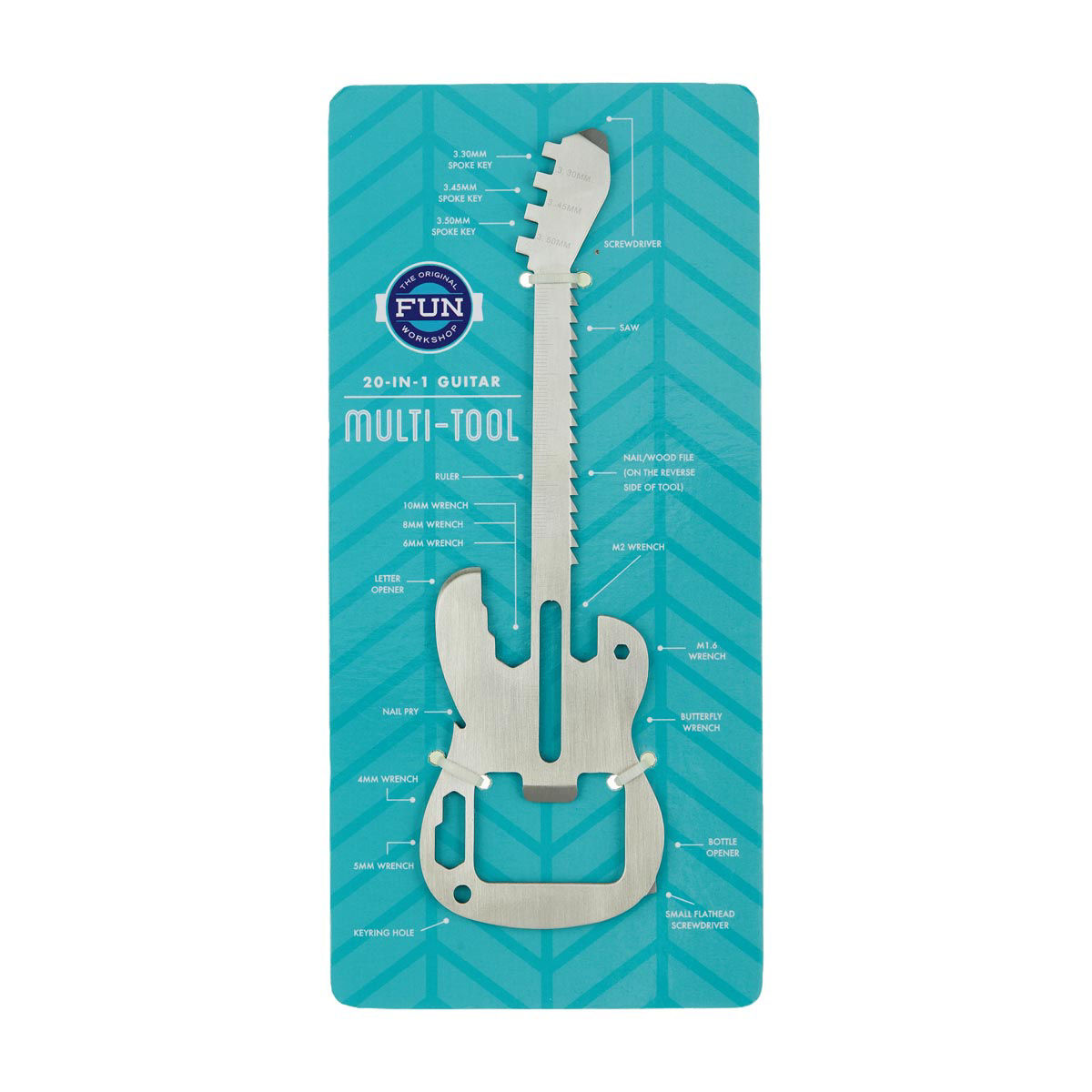 Guitar Shaped Multi-Function Pocket Tool