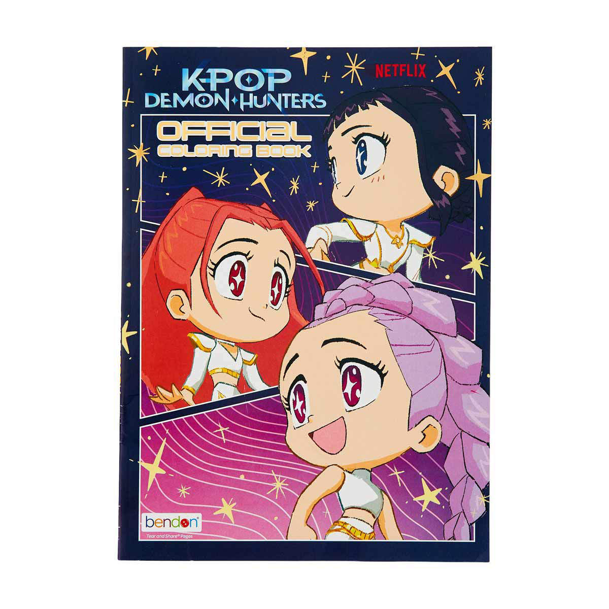 Bendon K-Pop Demon Hunters Coloring Book