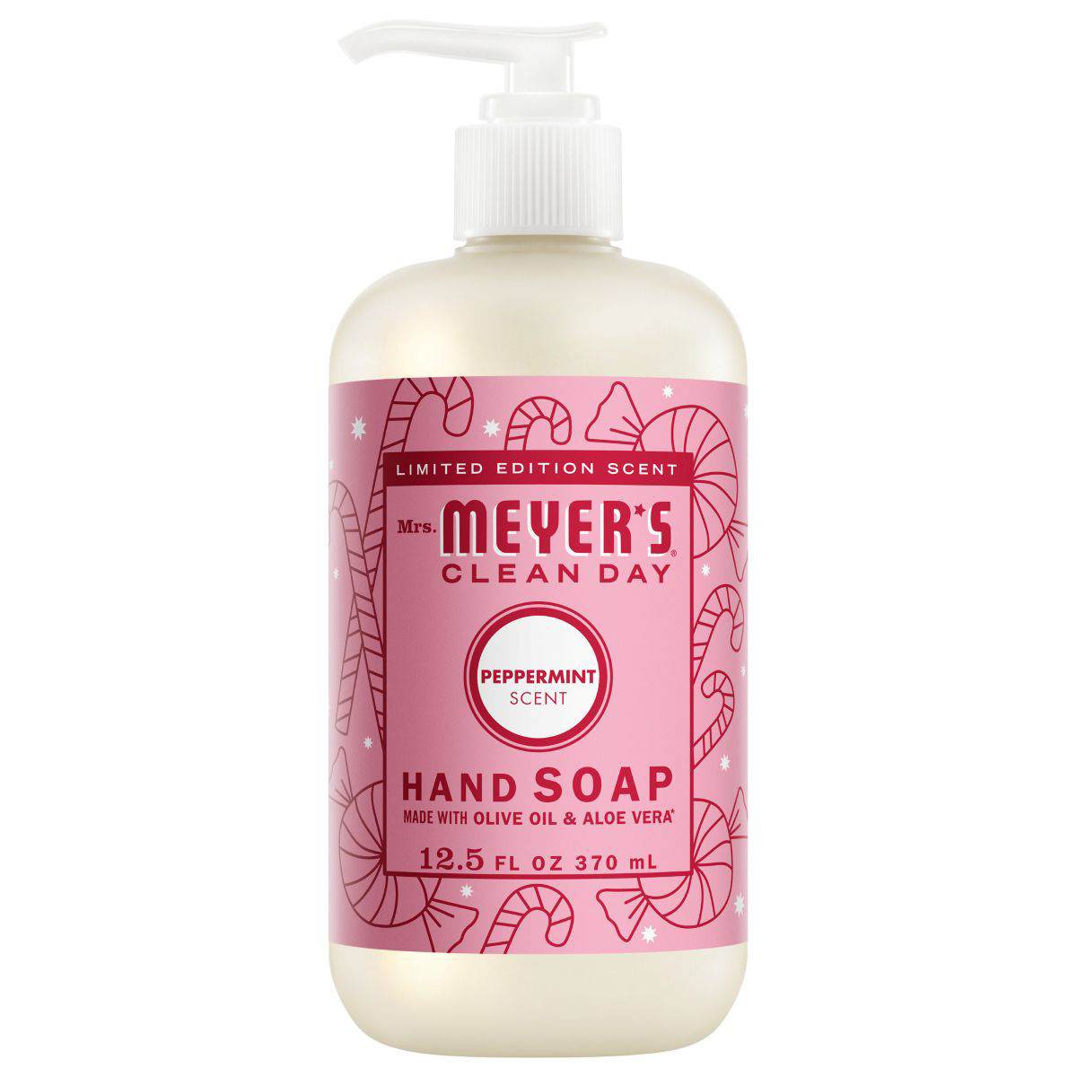 Mrs. Meyer's Clean Day Hand Soap, Peppermint Scent, 12.5 Fl Oz Bottle