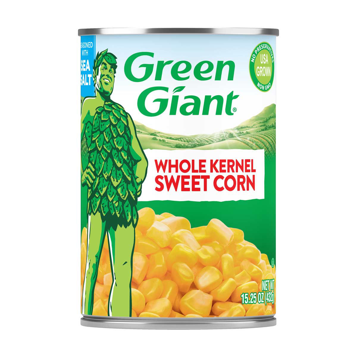 Green Giant Whole Kernel Sweet Corn Can, 15.25 oz